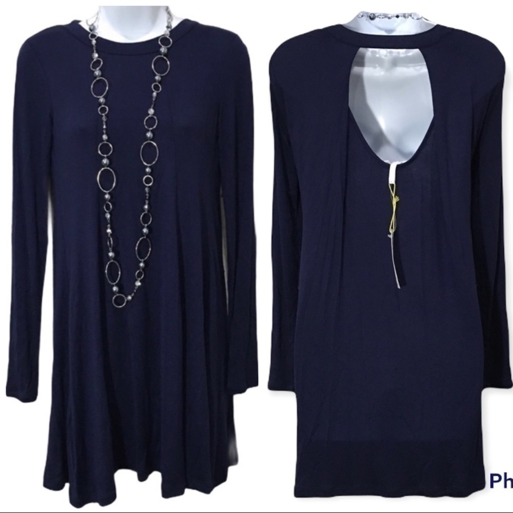 BCBGENERATION blue jersey dress NWT size XXS